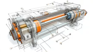 Detailed internal view of a load cell showing how it works