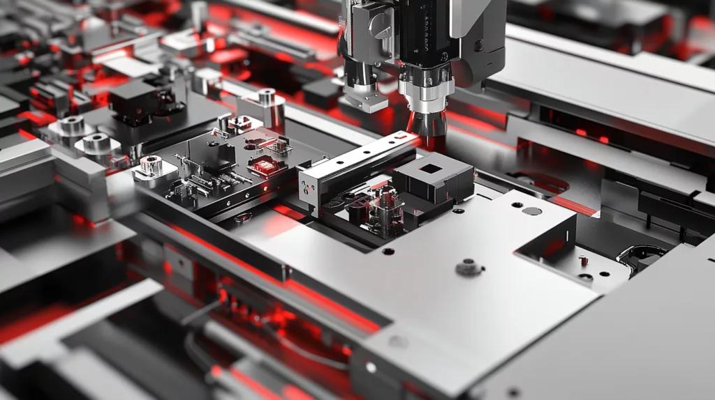 Robotic arm using force sensors in precision manufacturing